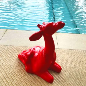 Girafe assise simple